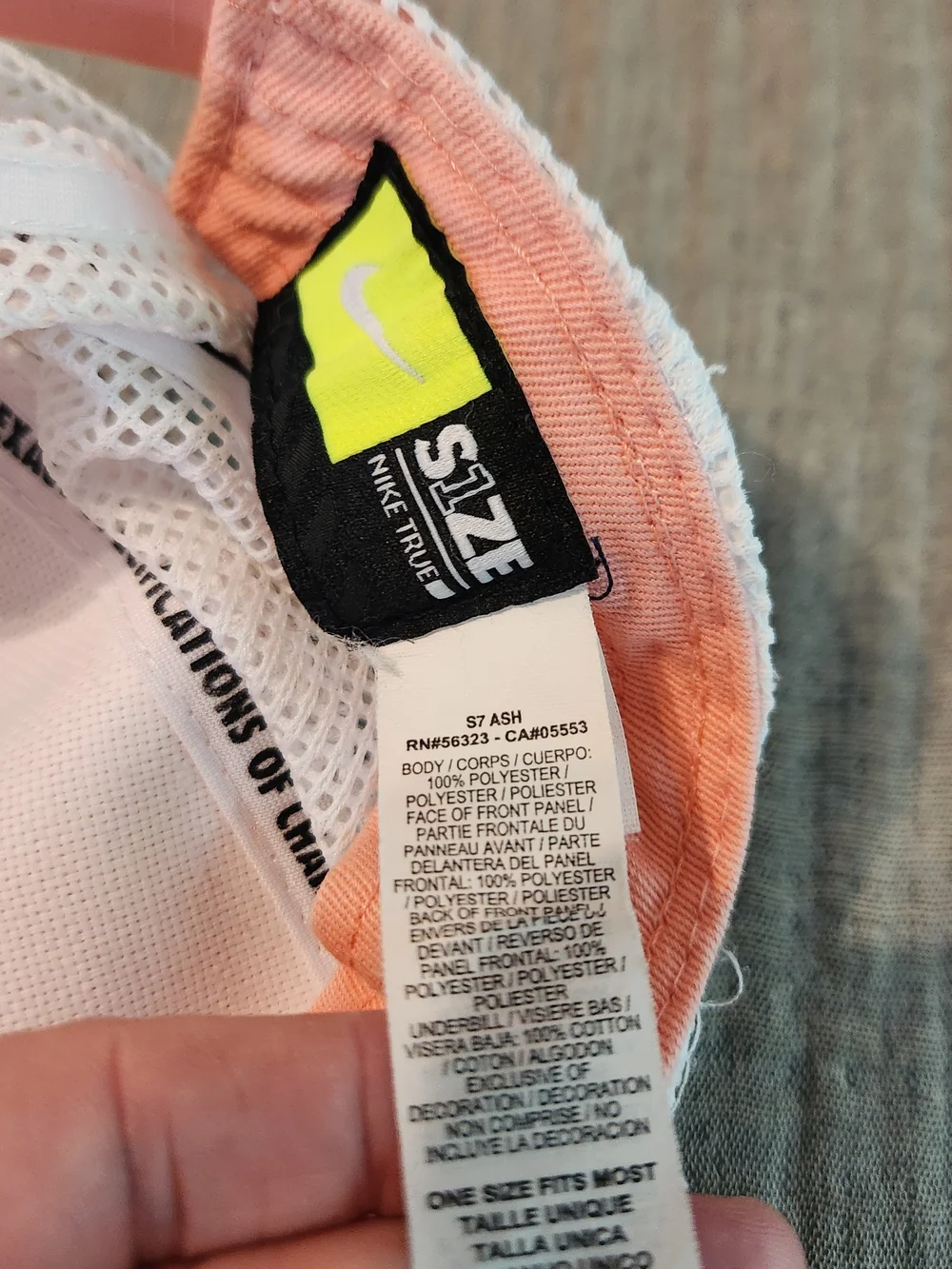 Nike vtg straight bill hat youth one size